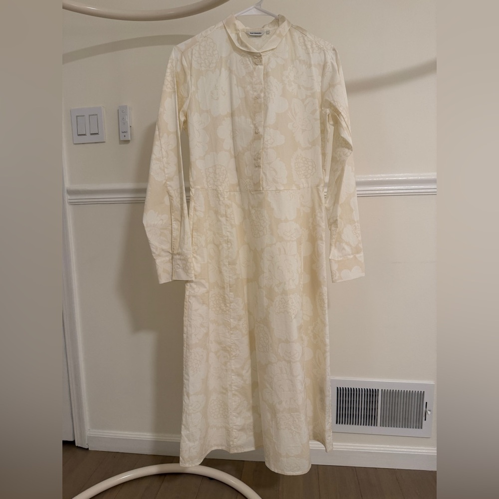 Marimekko Cream Floral Dress